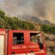 Intervento Vigili del Fuoco per domare gli incendi in provincia di Latina verificatisi ieri