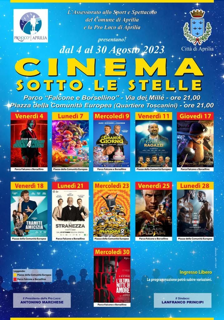 Cinema sotto le stelle