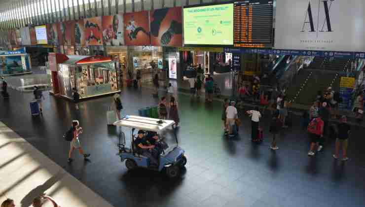 Controlli della Polizia alla Stazione Termini