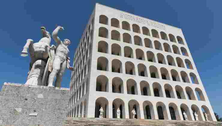 Il Palazzo della Civiltà del Lavoro all'Eur