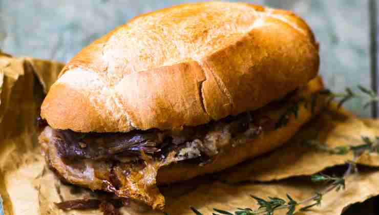 Panico classico con la porchetta di Ariccia