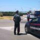 Posto di blocco dei Carabinieri a Fregene