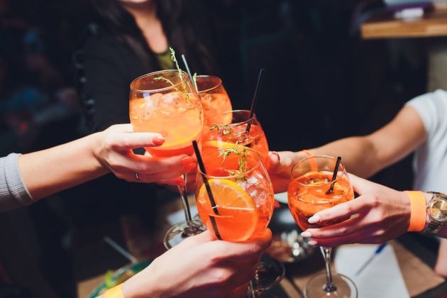 Spritz all'ora dell'aperitivo 