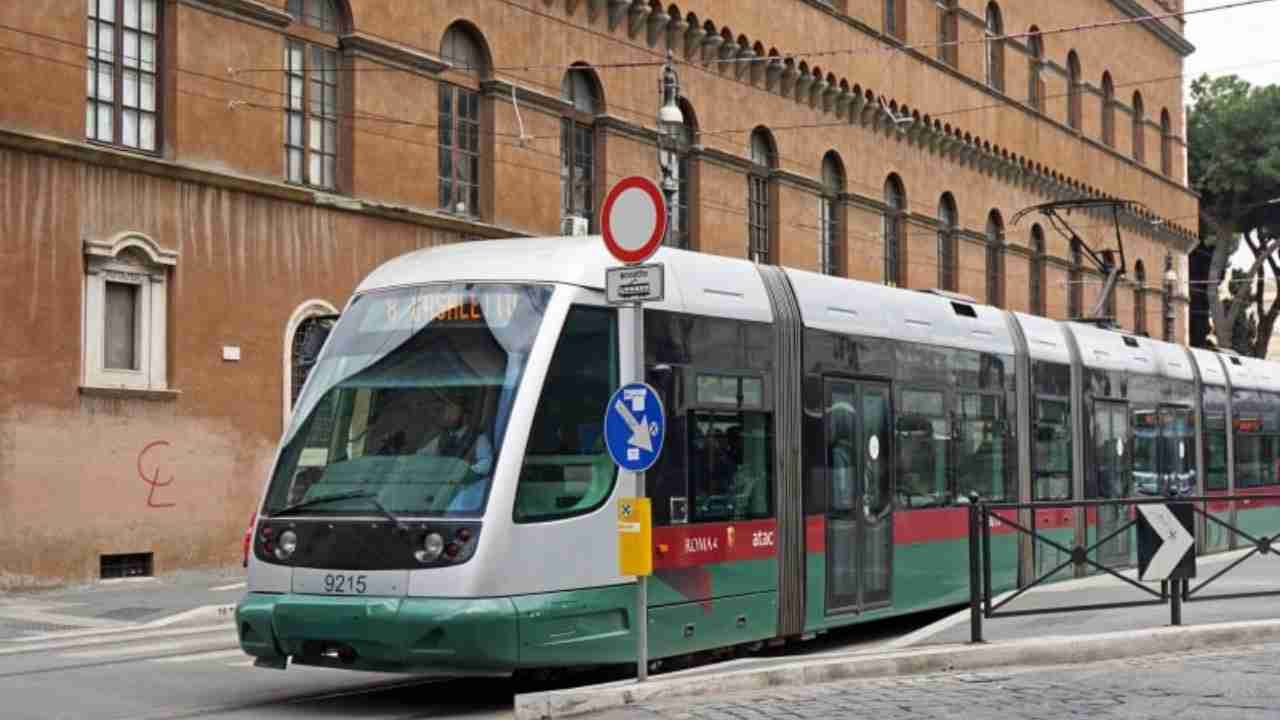 Vista del Tram 8 di Roma