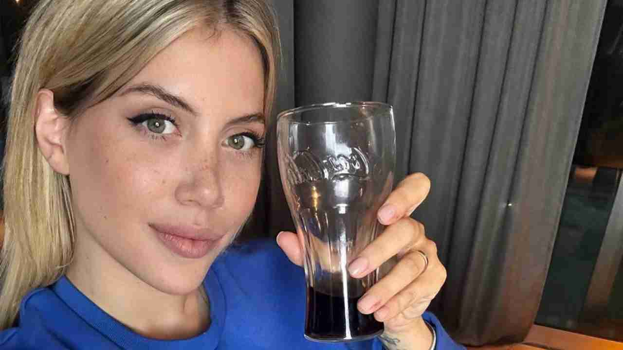 Wanda Nara con la Coca Cola