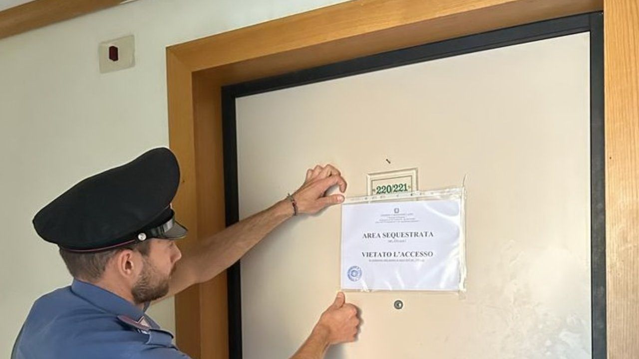 carabinieri pomezia sequestro hotel