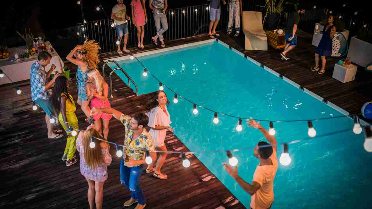 festa in piscina