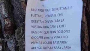 foglio shock a parco tor tre teste