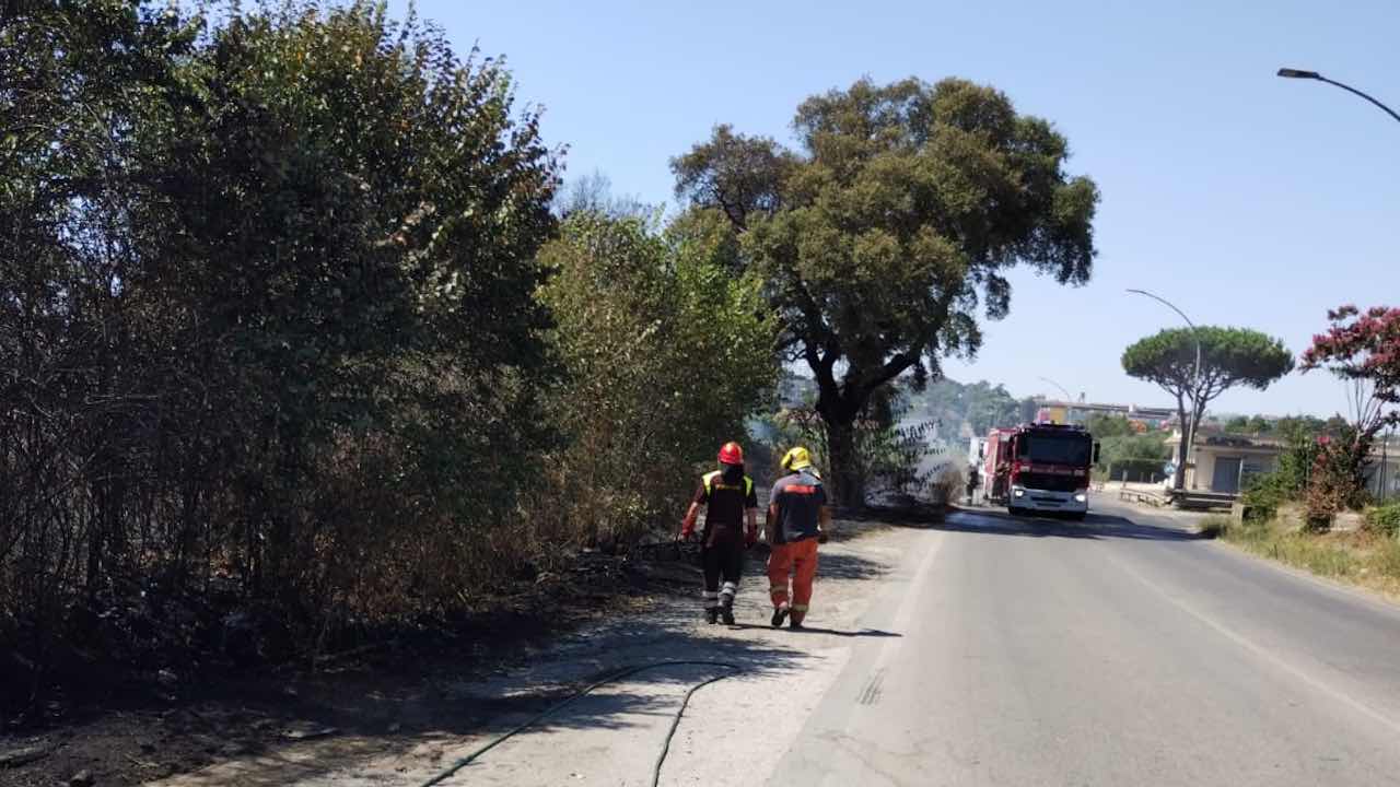 incendio via Laurentina