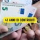 41 anni di contributi