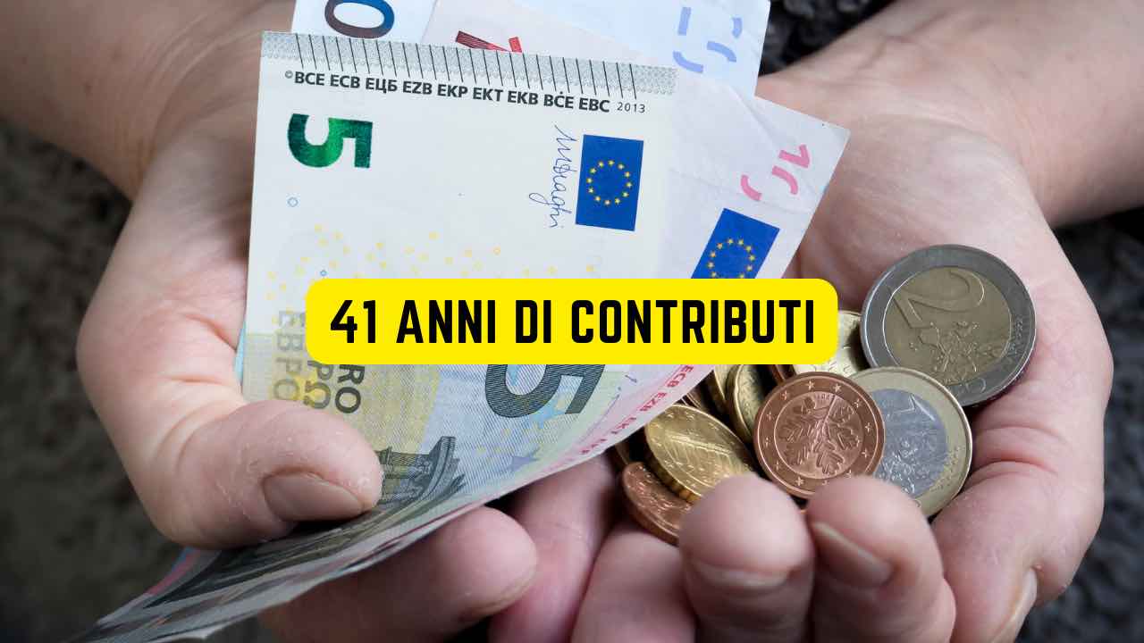 41 anni di contributi