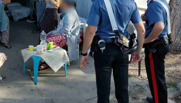 Blitz no acampamento cigano na via Candoni