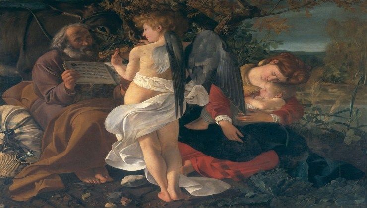 Caravaggio, Riposo durante la fuga in Egitto