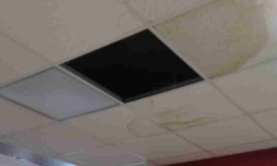 Controsoffitto crollato a La Sapienza di Roma