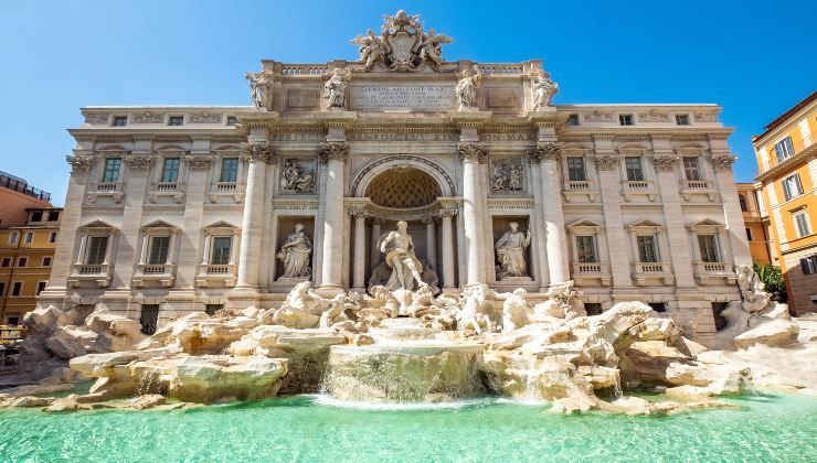 Fontana di Trevi a Roma, Italia