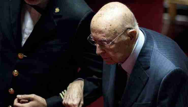 Giorgio Napolitano in Senato