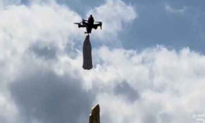 Un drone durante l'incontro di ieri presso Trevignano, ha rovinato la funzione della sensitiva Gisella Cardia.