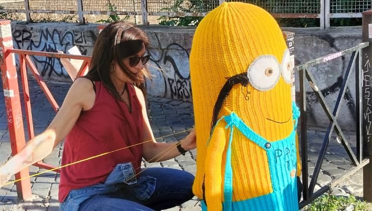 Yarn bombing pigneto
