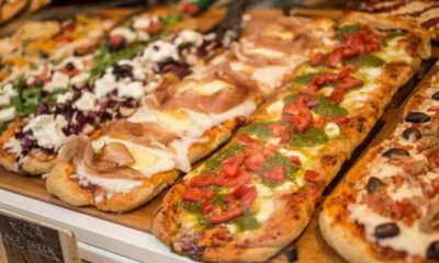 Costo della pizza al taglio in un panificio romano