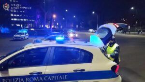 Polizia locale notte