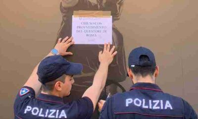 Polizia sequestra sala slot all'Esquilino