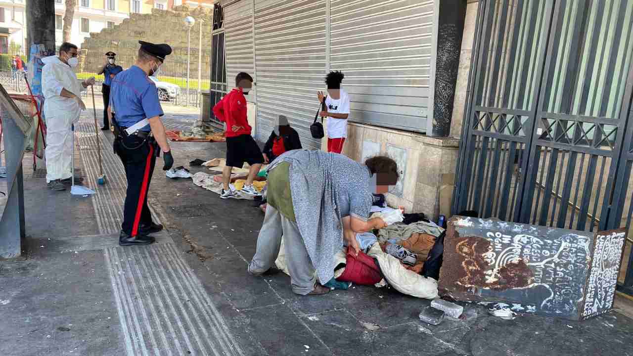 Sgomberi alla Stazione Termini