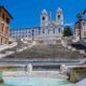 La scala segreta accanto a Villa Medici, limitrofa a Trinità dei Monti. Porta alla parte sotterranea dell'Aqua Virgo.