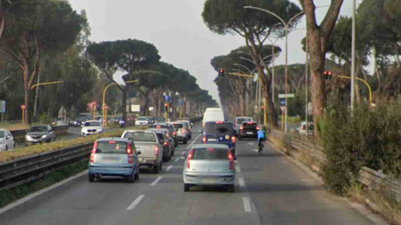 Via di Cristoforo Colombo in direzione Ostia