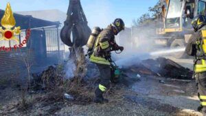 Vigili del Fuoco a Civitavecchia