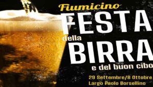Torna la festa della Birra e del buon cibo presso largo Paolo Borsellino a Fiumicino: le date e il programma