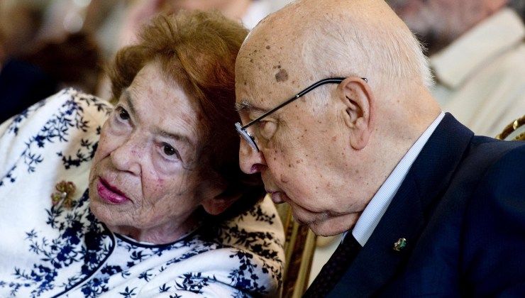 Giorgio Napolitano chi è la moglie Clio