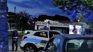 polizia locale ambulanza notte