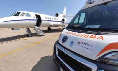 Aereo dell'Aeronautica dove viaggiava la neonata