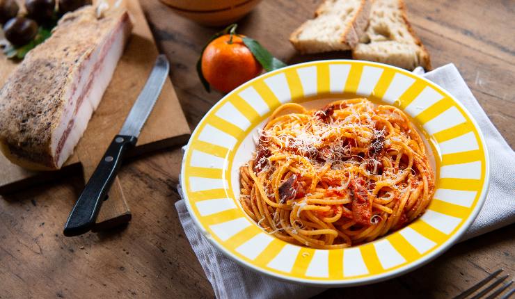 Amatriciana di Sora Lella segreto