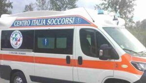 Ambulanza a Cassino
