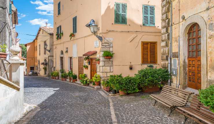 Borgo caratteristico nel Lazio