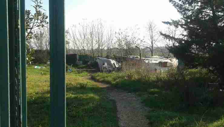 Campi nomadi sulle sponde del Fiume Aniene