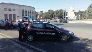 Carabinieri a Piazzale Ostiense - Roma
