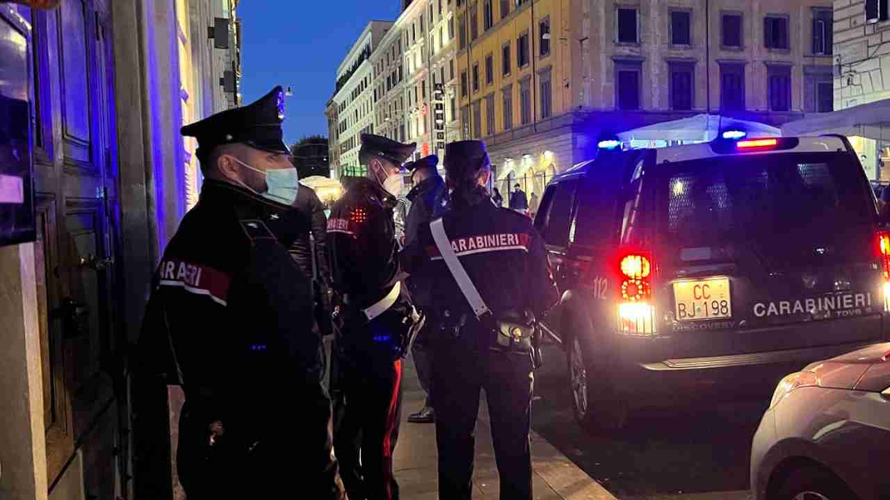 Carabinieri all'Esquilino di Roma