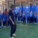 Cesare Cremonini in una scuola
