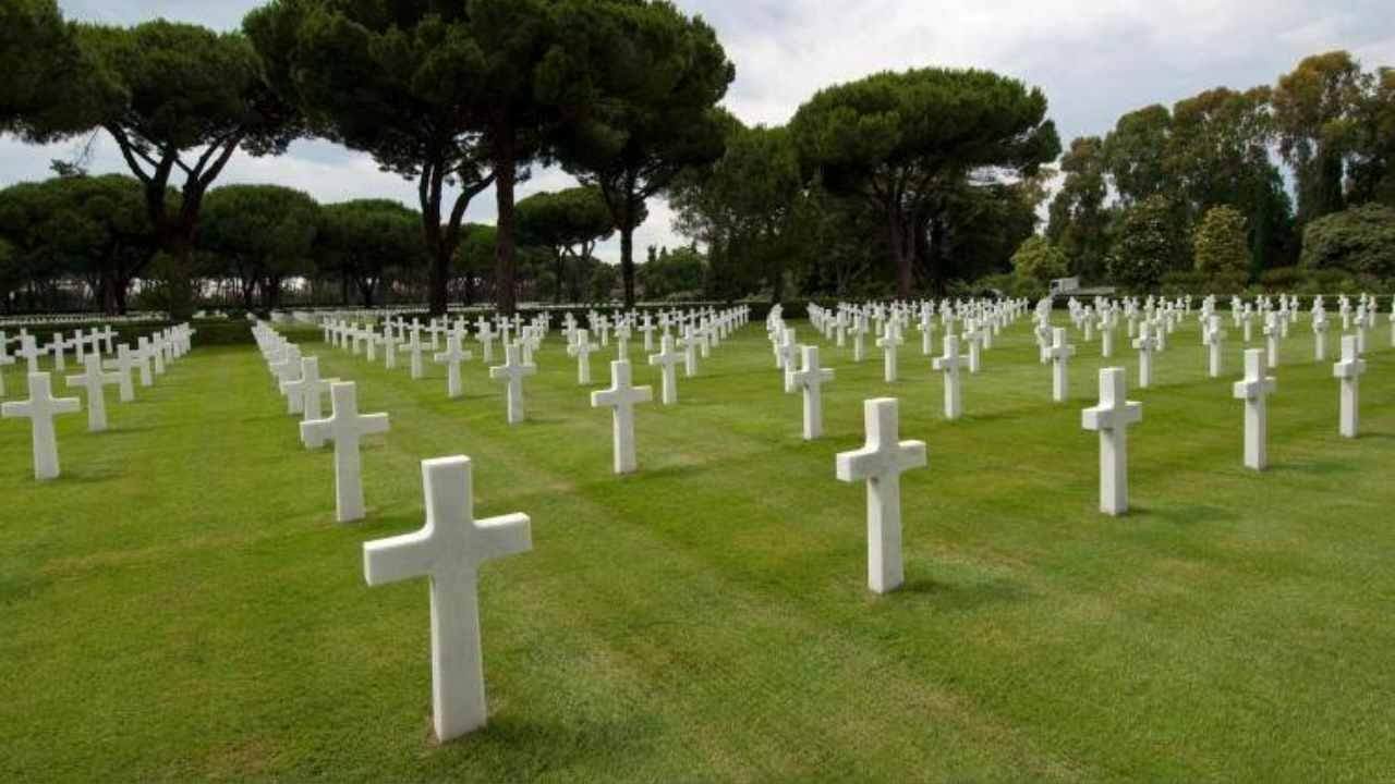 Quanti corpi ci sono nel cimitero americano di Nettuno