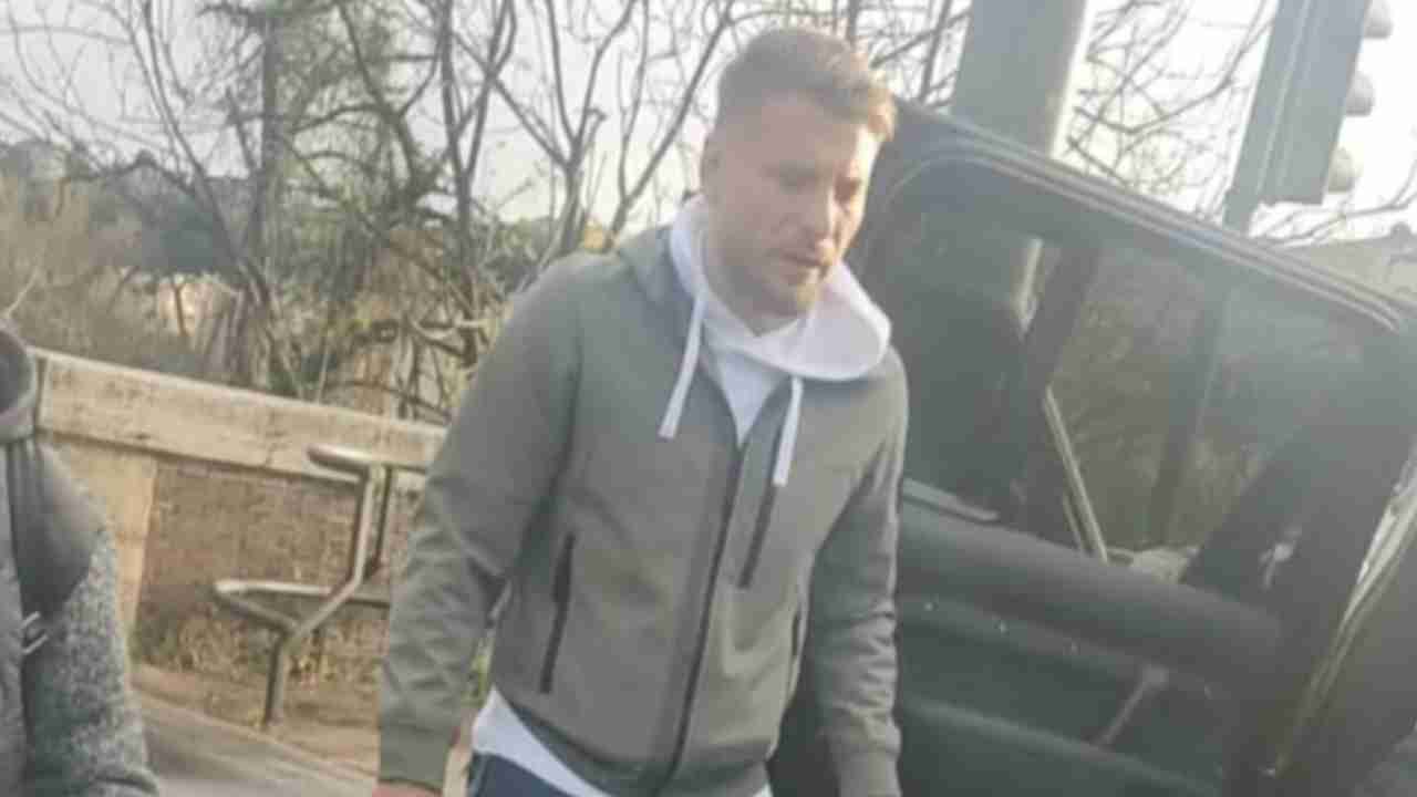 Ciro Immobile dopo l'incidente