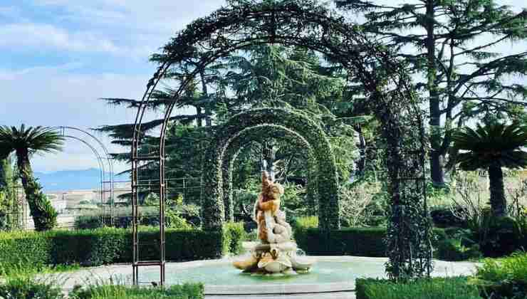 Fontana nei Giardini Vaticani