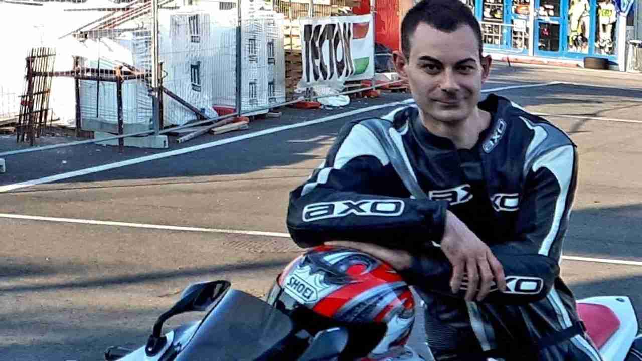 Giacomo Pollino in moto
