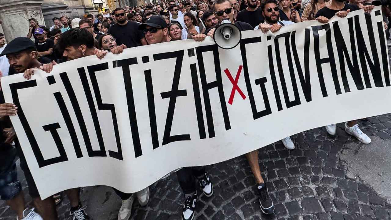 Manifestazione Giovanbattista Cutolo Roma