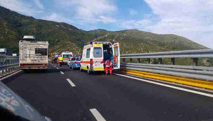 Intervento al Passo delle Capannelle sull'A24