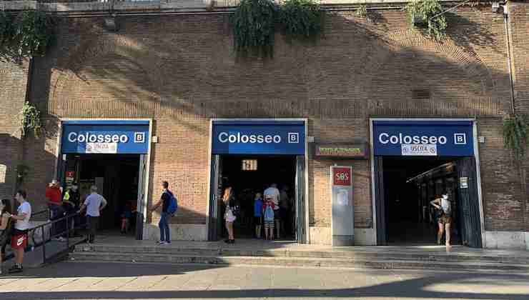 Metro Colosseo a Roma
