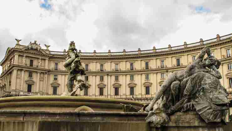 Piazza della Repubblica a Roma