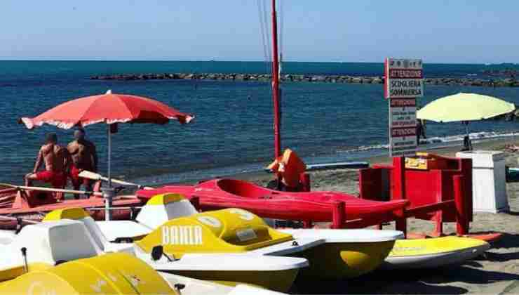 Spiaggia del Bahia a Ostia