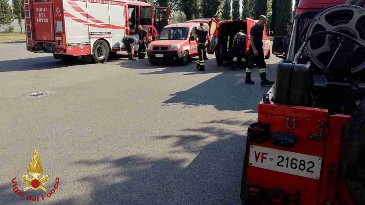 Vigili del Fuoco a Tivoli